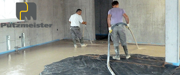Puztmeister - machines à chape liquide et micro béton